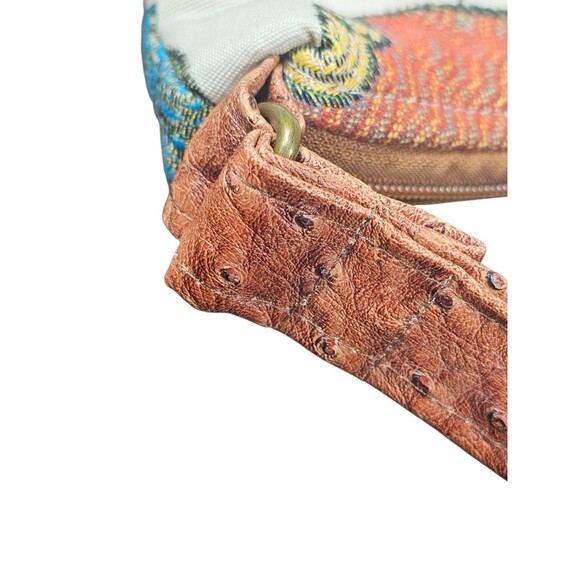 Emalee Designs Large Owl Print Shoulder Purse Art Deco HOBO Large Bag. - Picture 7 of 9